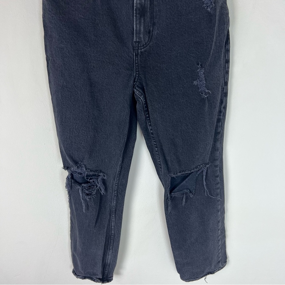Abercrombie & Fitch Curve Love 90s Straight Jeans Distressed Size 25 Extra Short - Picture 5 of 9